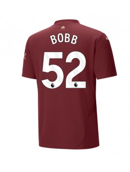 Manchester City Oscar Bobb #52 Ausweichtrikot 2024-25 Kurzarm